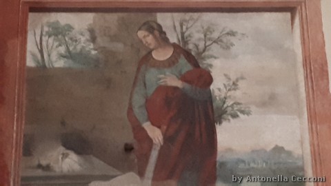 Giorgione (attribuzione), Giuditta con la testa di Oloferne, affresco, Duomo