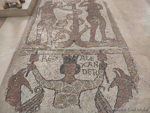 Cattedrale, mosaico pavimentale, re Alessandro