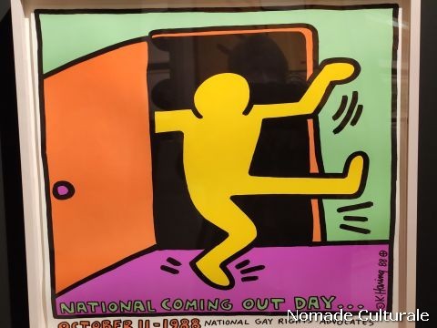 National Coming Out Day... October 11-1988, La giornata nazionale del Coming Out... 11 ottobre 1988, Litografia offset in nero, verde, arancione, viola e giallo