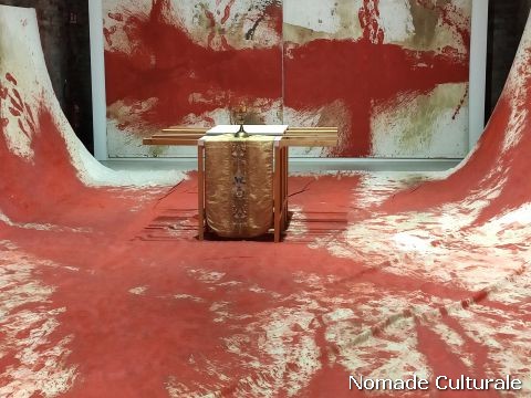 Hermann Nitsch, 20th painting action, Secession Vienna, 1987, particolare